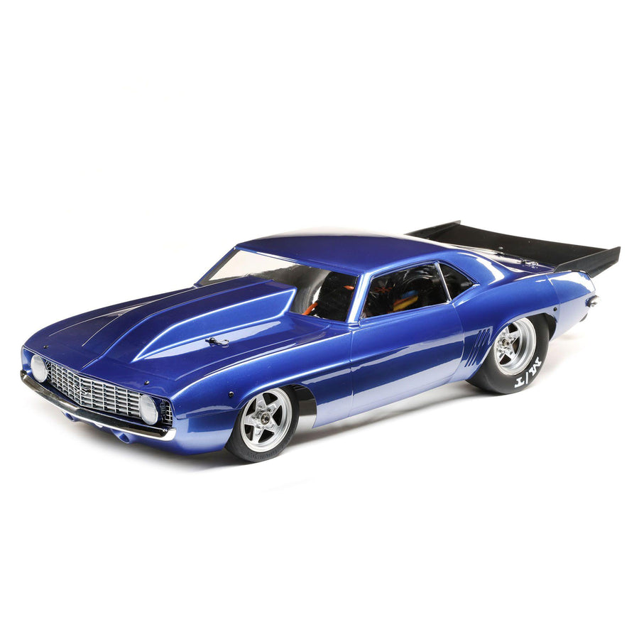 Losi 1/10 '69 Camaro 22S No Prep Drag Car, Brushless 2WD RTR, Blue LOS03035T2 - Excel RC