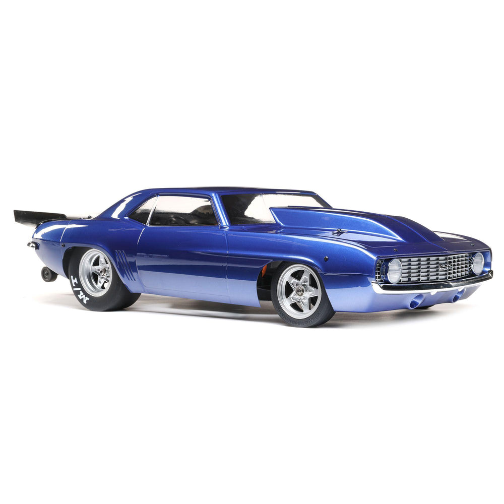 Losi 1/10 '69 Camaro 22S No Prep Drag Car, Brushless 2WD RTR, Blue LOS03035T2 - Excel RC