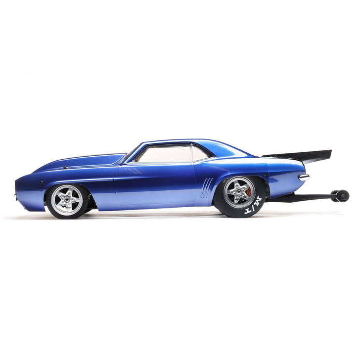 Losi 1/10 '69 Camaro 22S No Prep Drag Car, Brushless 2WD RTR, Blue LOS03035T2 - Excel RC