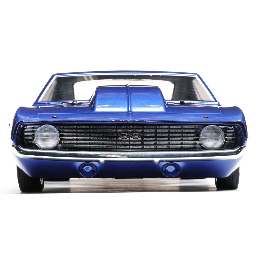 Losi 1/10 '69 Camaro 22S No Prep Drag Car, Brushless 2WD RTR, Blue LOS03035T2 - Excel RC