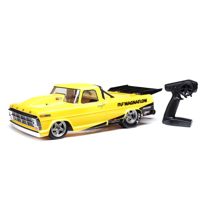 Losi 1/10 '68 Ford F100 22S No Prep Drag Truck Brushless 2WD RTR With  Magnaflow LOS03045T