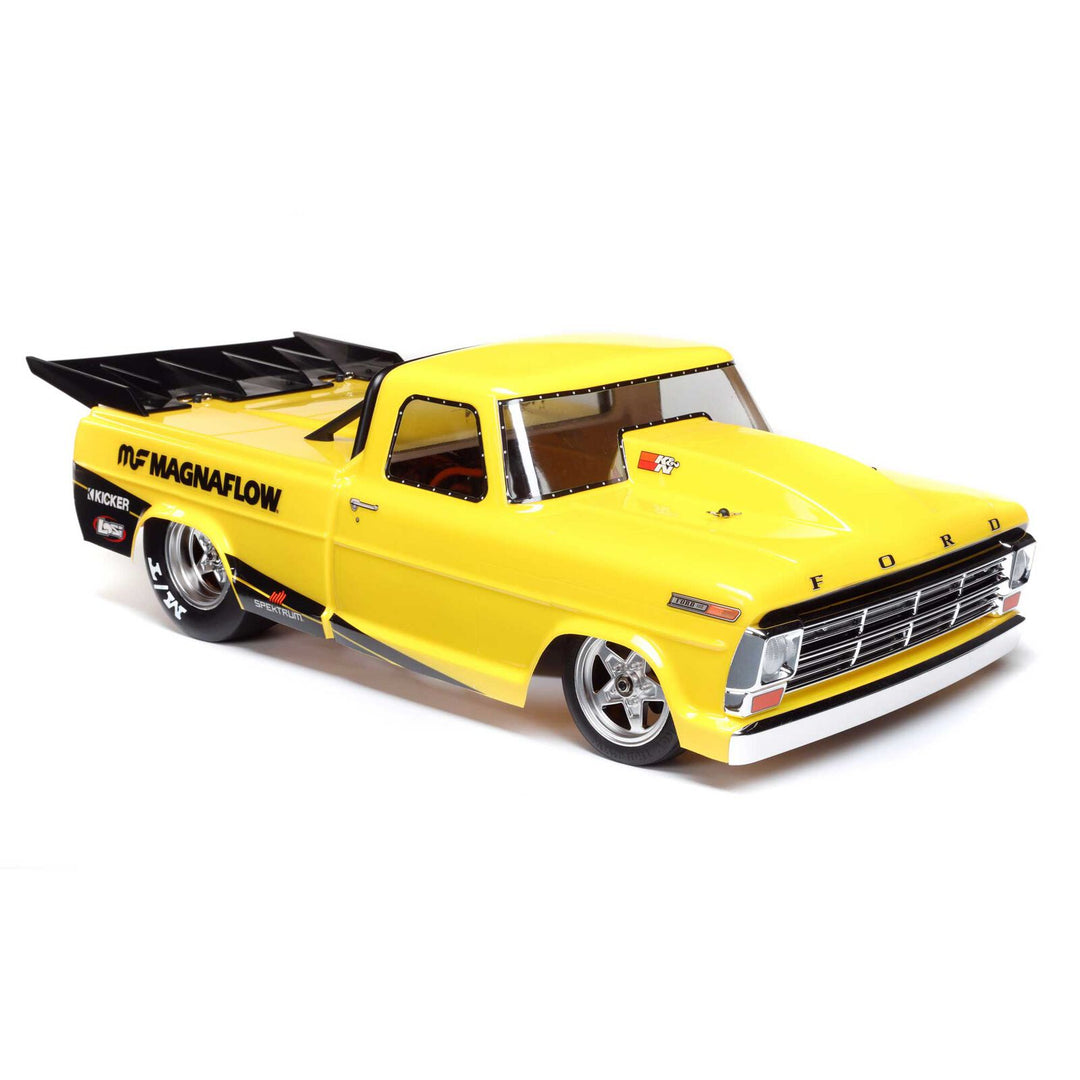 Losi 1/10 '68 Ford F100 22S No Prep Drag Truck Brushless 2WD RTR With  Magnaflow LOS03045T