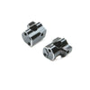 Losi Caster Block, 0 Degree, L/R, Aluminum: Mini-T 2.0 LOS311003 - Excel RC