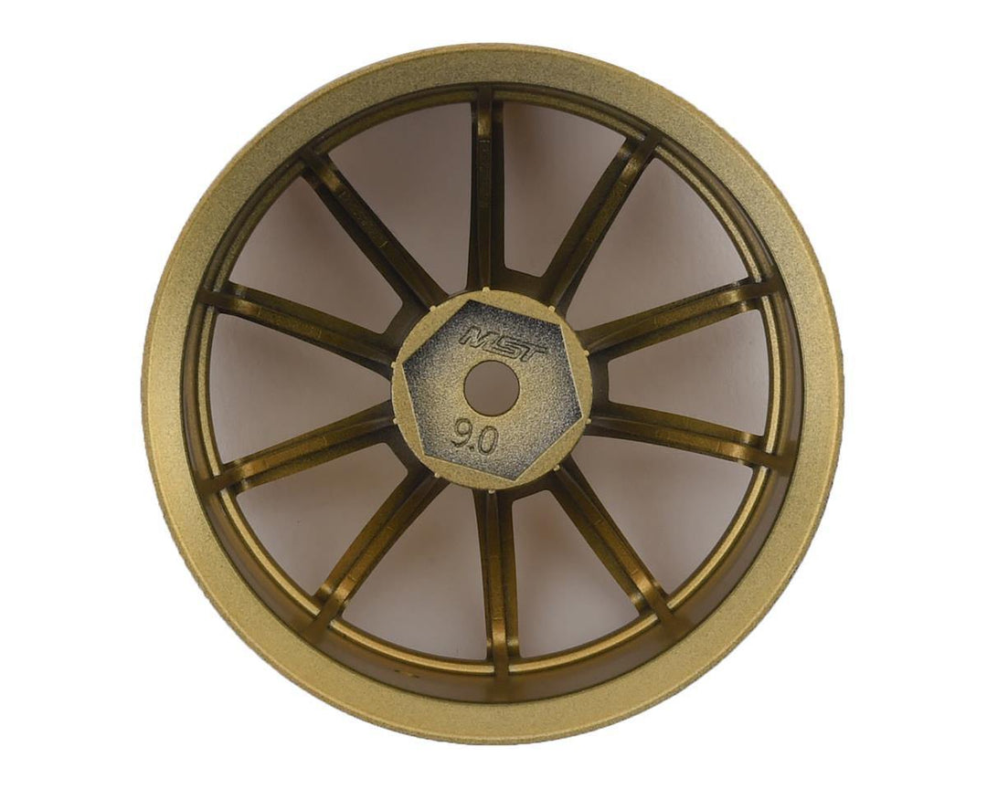 MST MXS-832068GD GTR Wheel Set (Gold) (4) (+9 Offset) w/12mm Hex - Excel RC