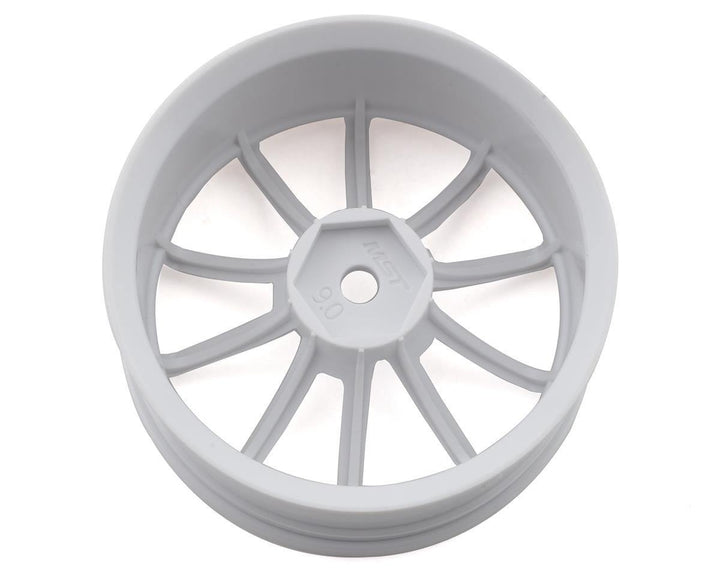 MST MXS-832068W GTR Wheel Set (White) (4) (+9 Offset) w/12mm Hex - Excel RC