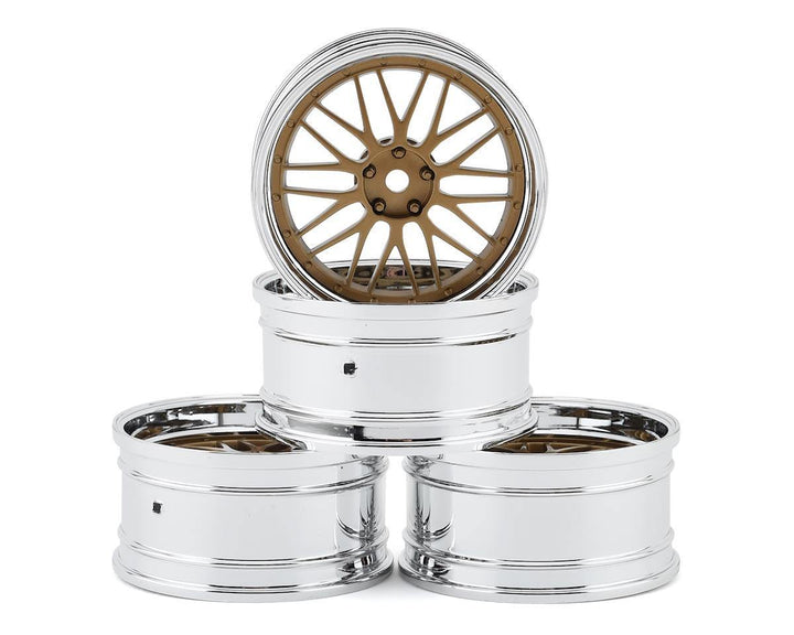 MST MXS-832101GD S-GD 21 Wheel Set (Gold) (4) (Offset Changeable) - Excel RC