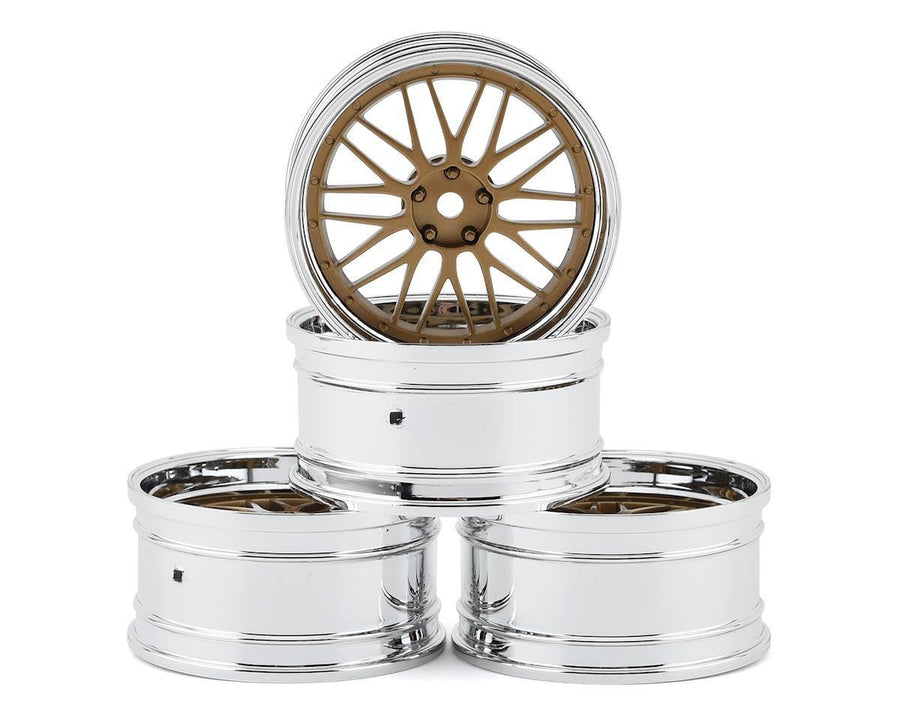 MST MXS-832101GD S-GD 21 Wheel Set (Gold) (4) (Offset Changeable) - Excel RC