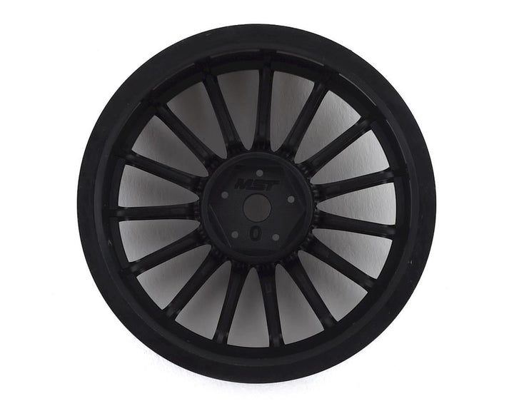 MST MXS-832502BK 24mm LM Wheel (Black) (4) (+0 Offset) - Excel RC