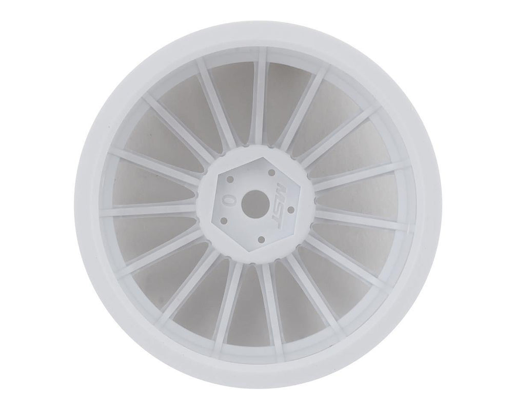 MST MXS-832502W 24mm LM Wheel (White) (4) (+0 Offset) - Excel RC