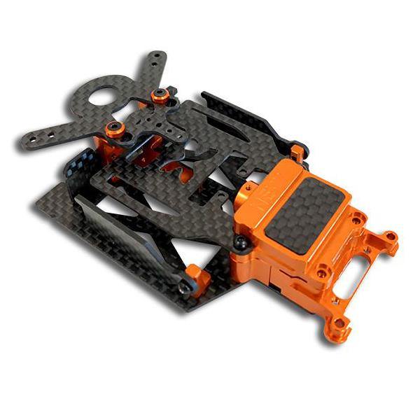 Nexx Racing SKYLINE Dual Lipo Carbon Chassis Conversion Kit For MR03 (ORANGE) NX-116 - Excel RC