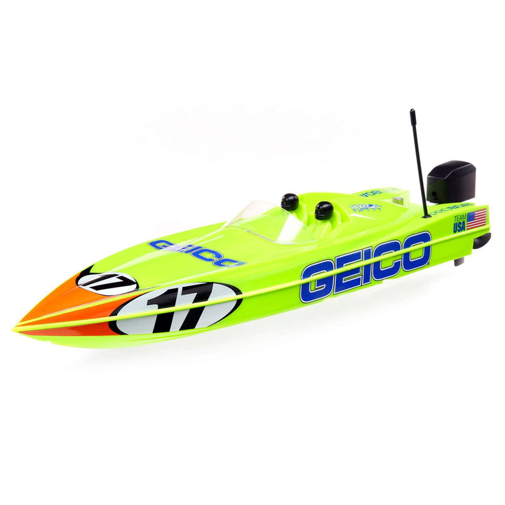 Pro Boat PRB08044T1 Miss GEICO 17" Power Boat Racer Deep-V RTR - Excel RC