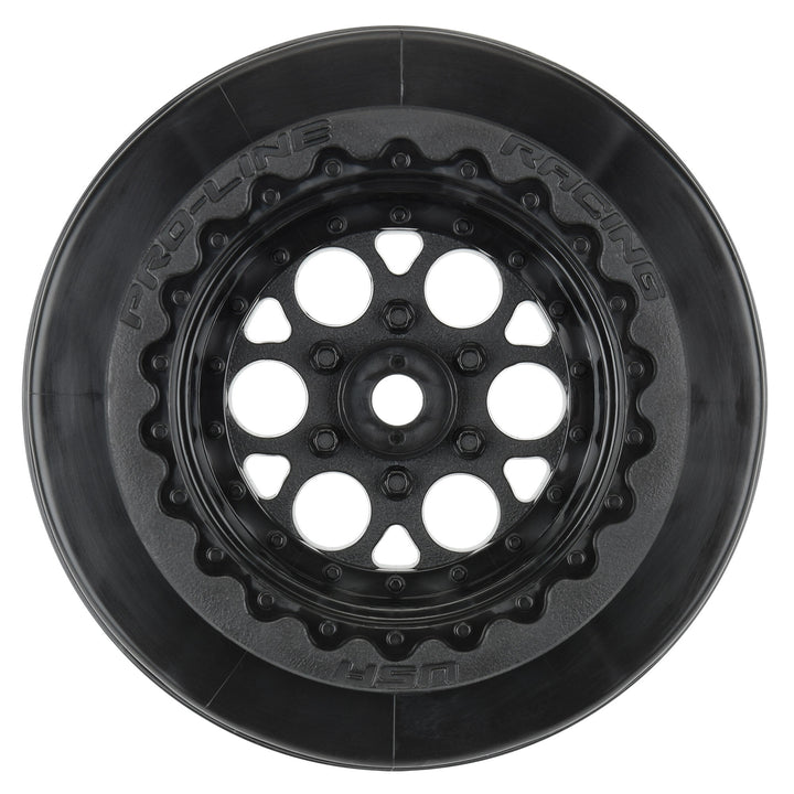 Pro-Line Showtime+ Wide SC Black Wheels FR/RR PRO279403