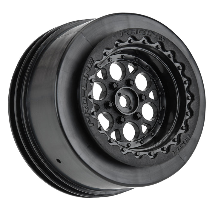 Pro-Line Showtime+ Wide SC Black Wheels FR/RR PRO279403