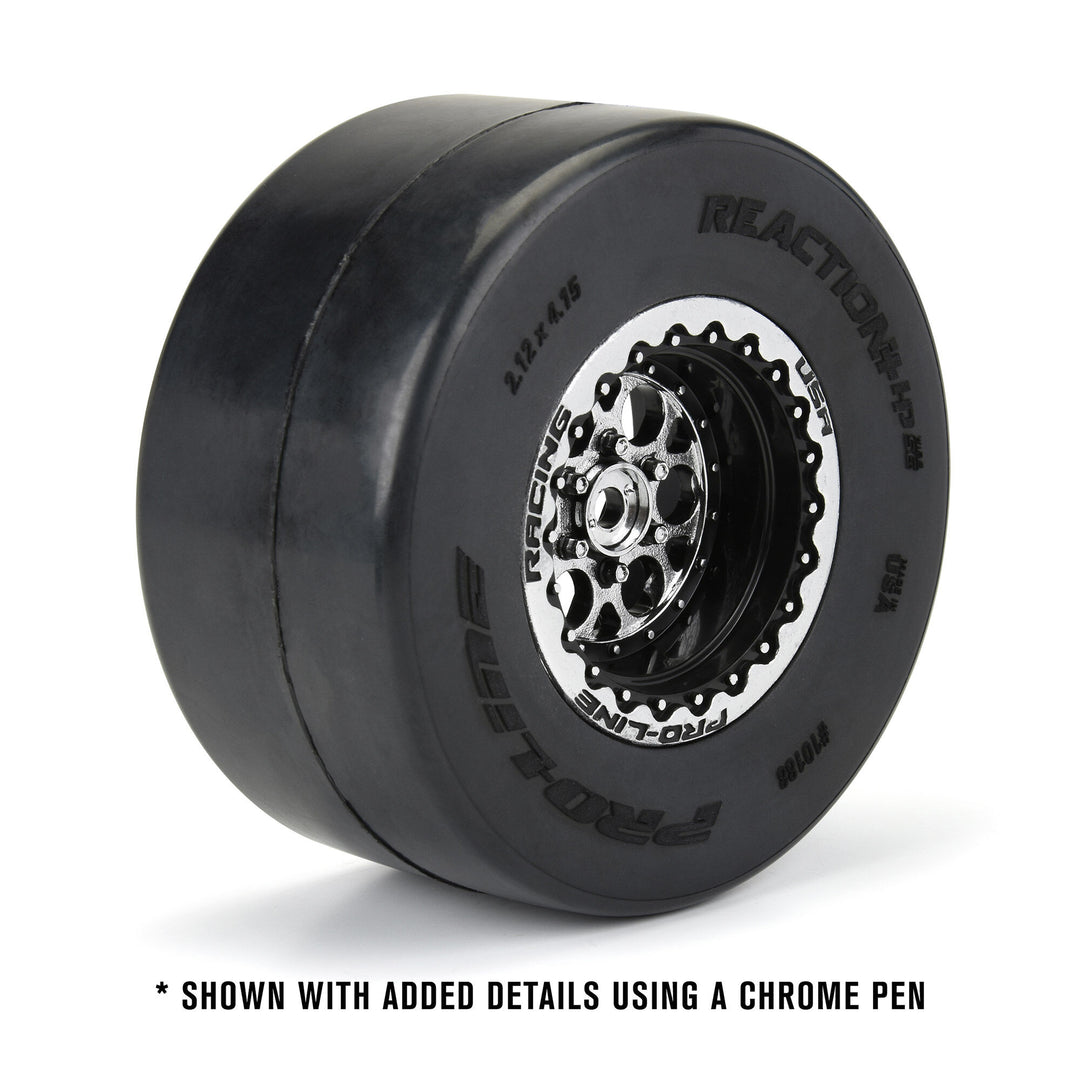 Pro-Line Showtime+ Wide SC Black Wheels FR/RR PRO279403