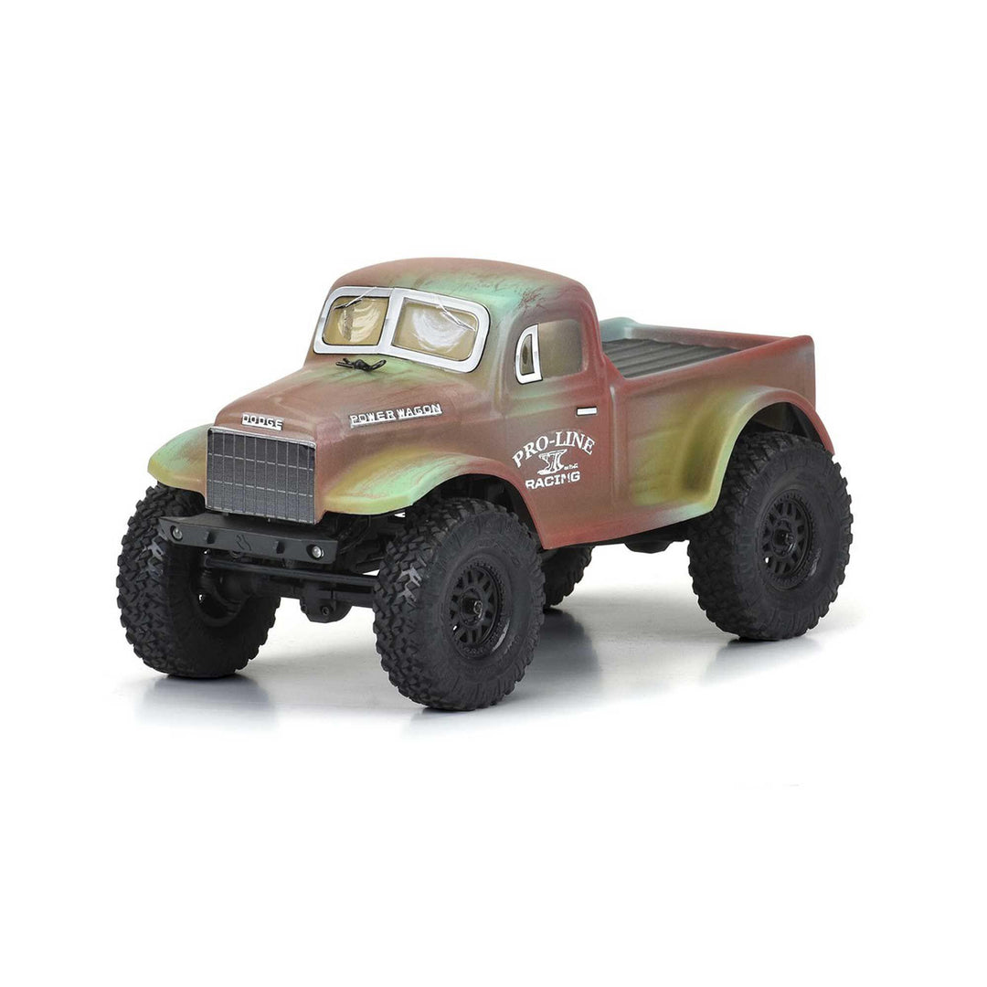 ProLine 1946 Dodge Power Wagon Clear Body SCX24 JLU Unpainted - Excel RC