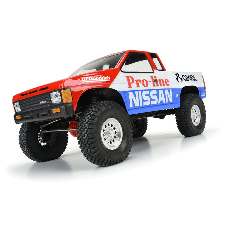Pro-Line Racing 1/10 1987 Nissan Hardbody D21 Clear Body 12.3" (313mm) For Crawlers  3608-00 | PRO360800