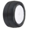 Pro-Line Racing 1/18 Prism Rear Carpet Mini-B Tires Mounted 8mm White Wheels (2) PRO829713