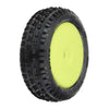 Pro-Line Wedge Carpet Tires MTD Yellow Mini-B Front PRO829812