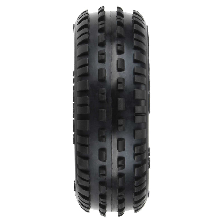 Pro-Line Wedge Carpet Tires MTD White Mini-B Front PRO829813