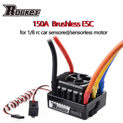 Surpass Rocket Beast 150A Brushless Sensored Speed Controller 6-8.4V With 3A BEC - Excel RC