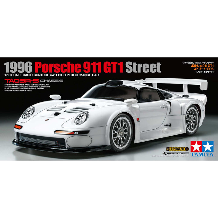 Tamiya 1/10 1996 Porsche 911 GT1 Street TA03R-S TAM47443