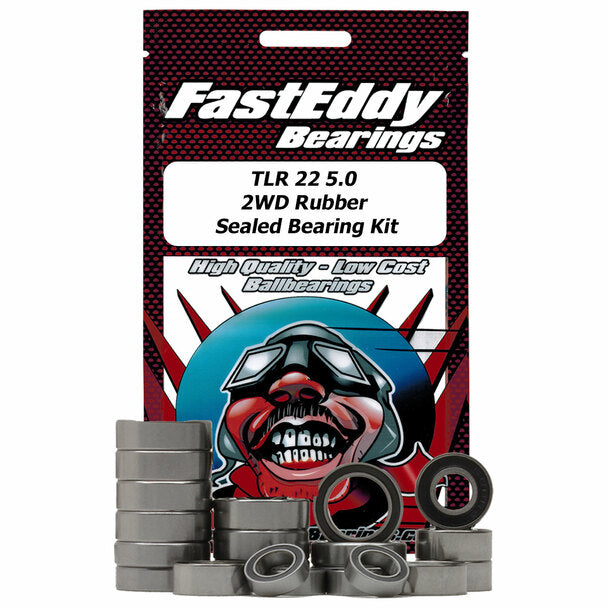 FastEddy TLR 22 5.0 2WD Rubber Sealed Bearing Kit TFE5805