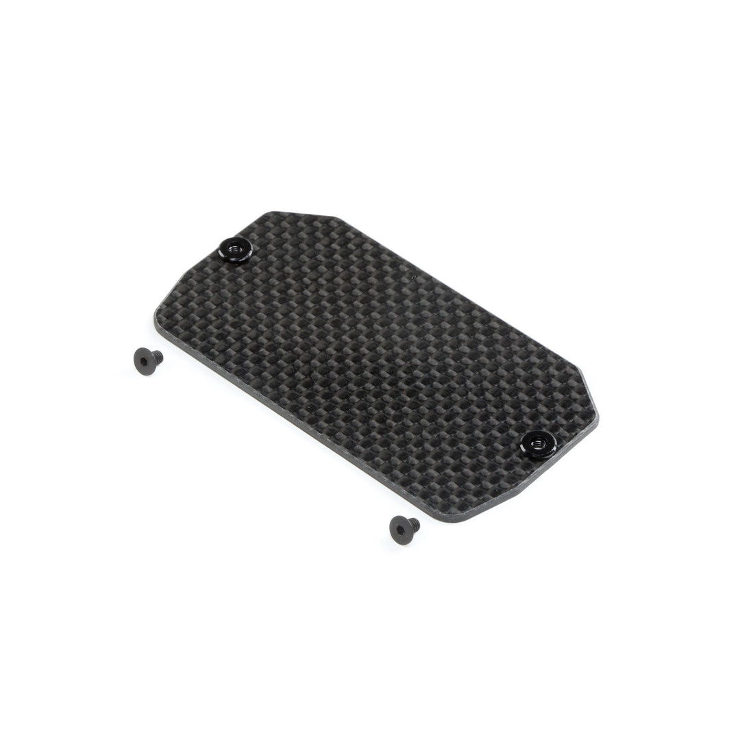 Team Losi Racing Carbon Electronics Mounting Plate: 22 5.0 TLR331038