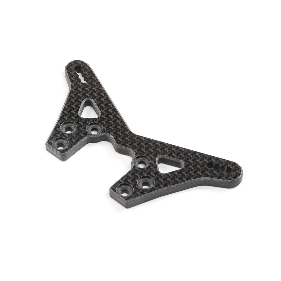 Team Losi Racing Carbon Laydown Rear Tower +2mm: 22 5.0 TLR334059