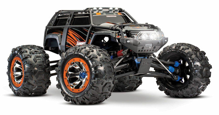 Traxxas 56076-4-ORNGX Summit:  110 Scale 4WD Electric Extreme Terrain Monster Truck with TQi Traxxas Link™ Ebled 2.4GHz Radio System