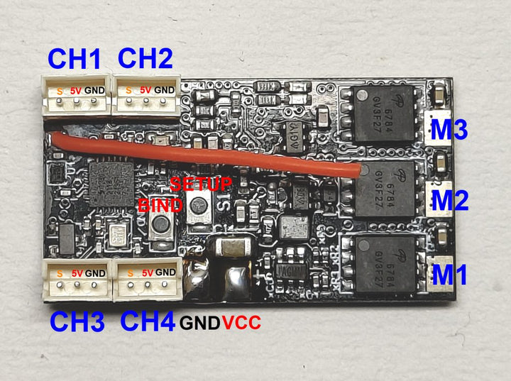 DasMikro DSK-170 NB4 RX Integrated PN Micro Brushless 18A PN ESC