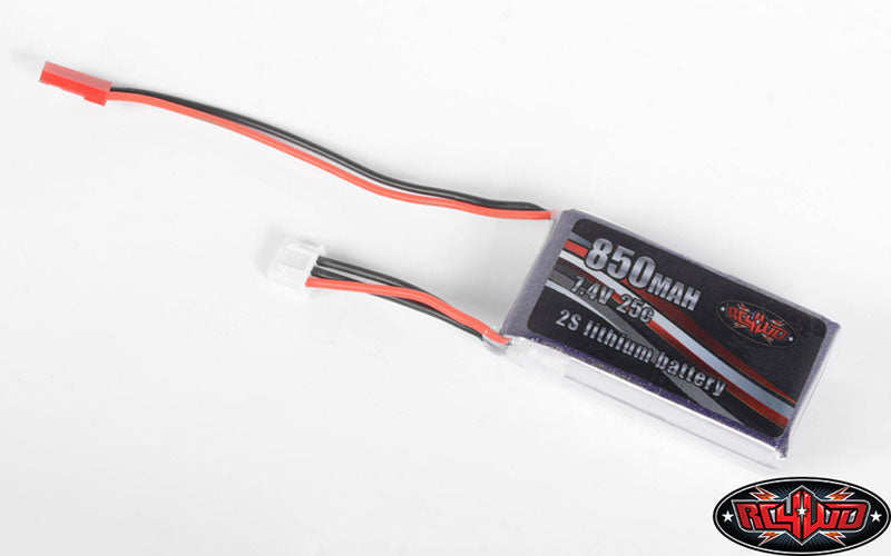 RC4WD 7.4V 850MAH 2S LIPO BATTERY W/ BALANCE PLUG Z-E0110 RC4ZE0110