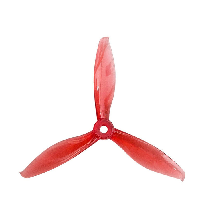 Gemfan Flash 3 Bladed Propellers Clear Red 5149 2CW 2CCW