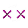 RotorX Gemfan 2035 PC Quad 4 Blade Bullnose (3 hole) Clear Purple