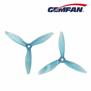 Gemfan Flash 3 Bladed Propellers Blue 5149 2CW 2CCW
