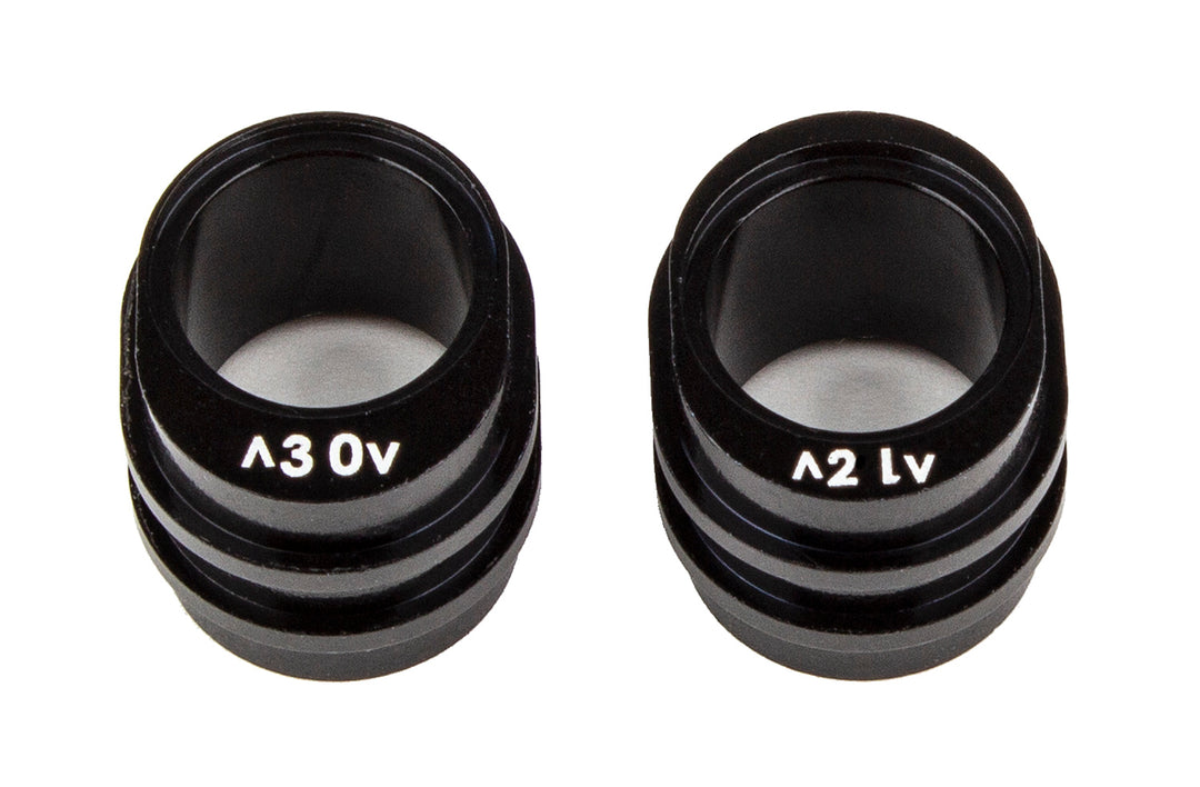 Associated RC10B74.2 FT Rear Gearbox Pinion Height Inserts, Machined ASC92320 | 92320