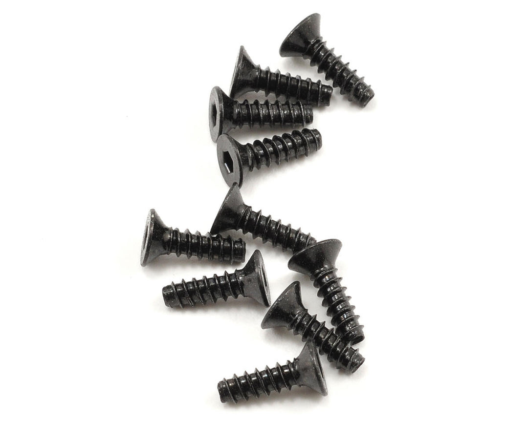 Axial AXA465 Hex Socket Tap Flat Head M3x10mm Black (10) AXIC0128