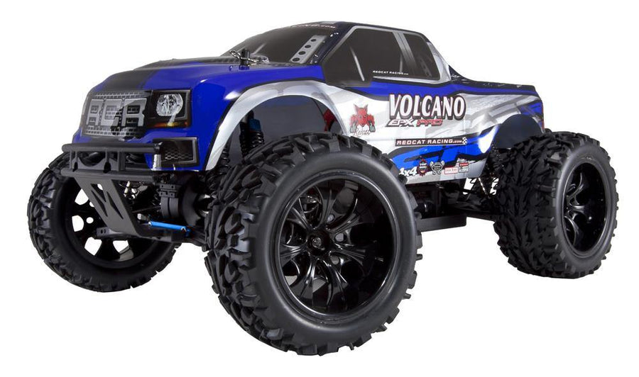 Recat Racing Volcano EPX PRO 1/10 Scale Brushless Truck Blue/Silver - Excel RC