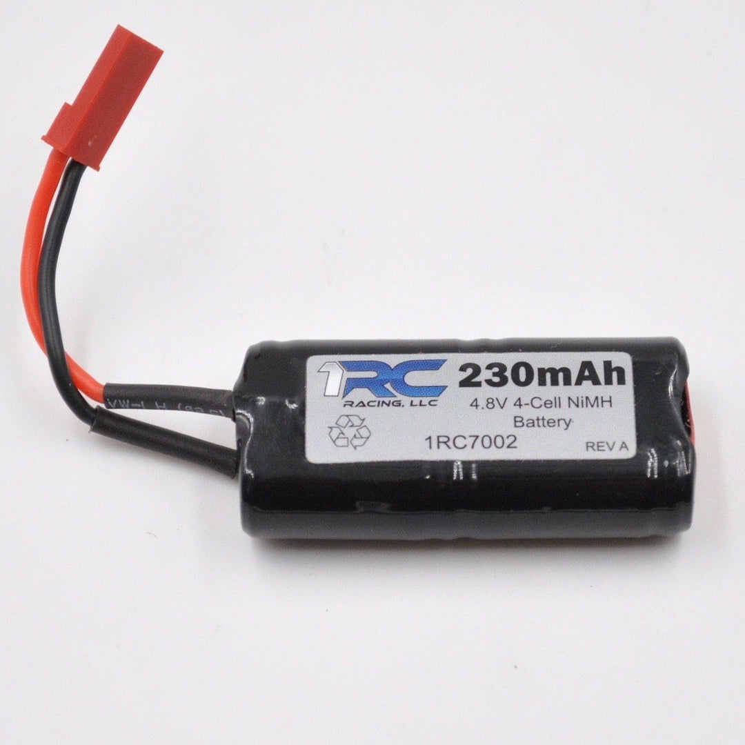 1RC Racing NiMh Battery, 4 Cell NiMh, 230mAH, 1/18 Midget - Excel RC