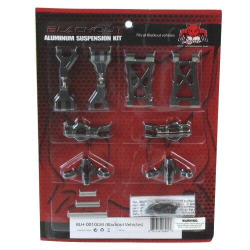 REDCAT Aluminum Hop Up Kit for Blackout Series Veh. (Front or Rear) BLH-0010GM