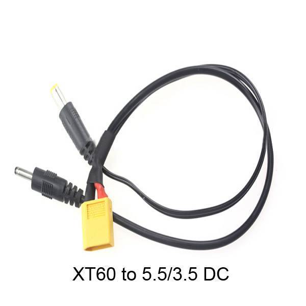 XT60 Connector To DC Power Cable For FPV System 5.3 / 5.5 DC