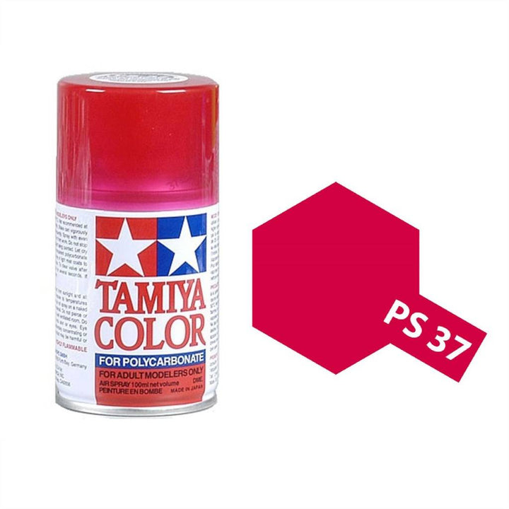 Tamiya Polycarbonate Paint  PS-37 Translucent Red