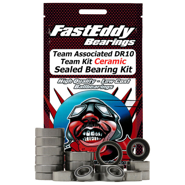 FastEddy Team Associated DR10 Team Kit Ceramic Sealed Bearing Kit TFE6194