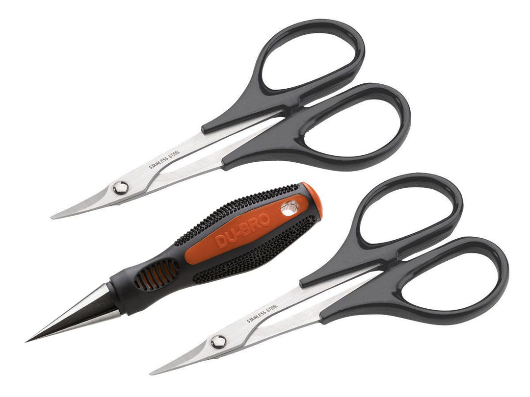 Dubro Body Reamer & Scissors Set, Curved & Straight DUB2331