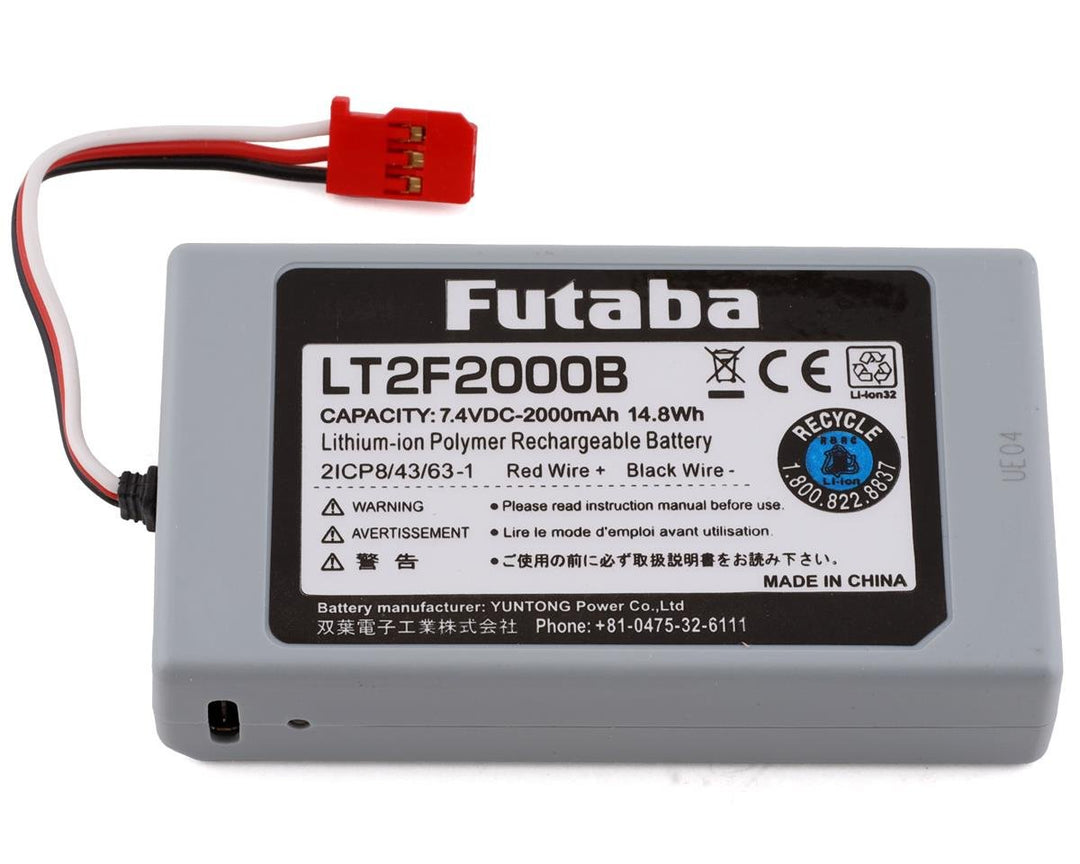 Futaba 16IZ 2S LiPo Transmitter Battery (7.4V/2000mAh) UBA0151 | FUTUBA0151