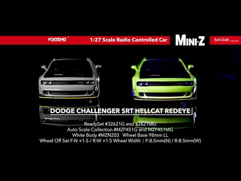 Kyosho ASC Autoscale Body Set MA-020 Challenger Sublime SRT Hellcat Redeye