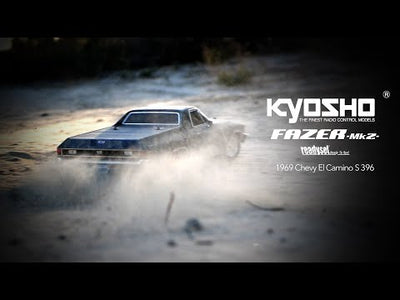 Kyosho 1/10 4WD Phaser Mk2 FZ02L 1969 Chevrolet El Camino SS 396 Tuxedo Black 34419T1