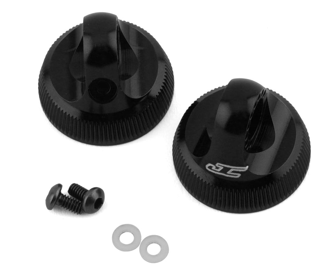 JConcepts Team Associated Fin Aluminum 13mm Shock Cap (2) 2701 | JCO2701