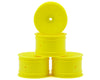 JConcepts 12mm Hex Mono 2.2 Rear Wheels (4) (B6/B74/RB6) (Yellow) JCO3348Y