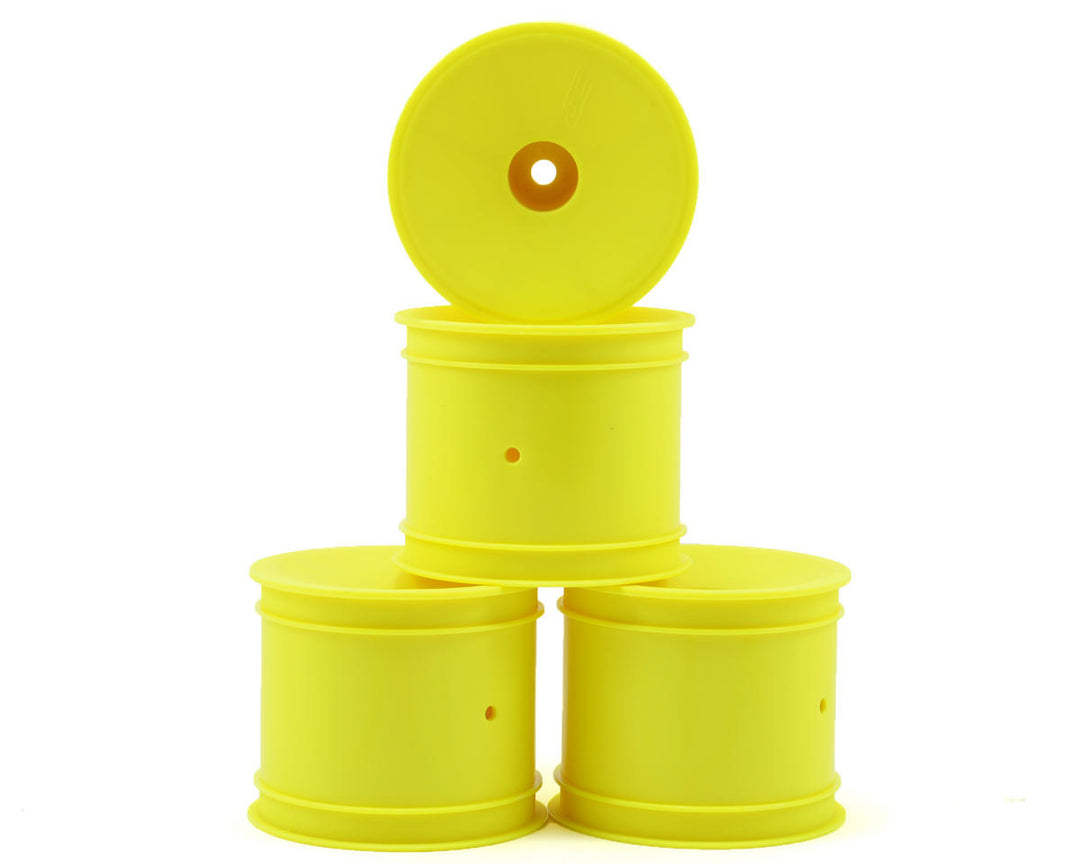 JConcepts 12mm Hex Mono 1/10 Stadium Truck Wheel (4) (T4.1) (Yellow) JCO3354Y