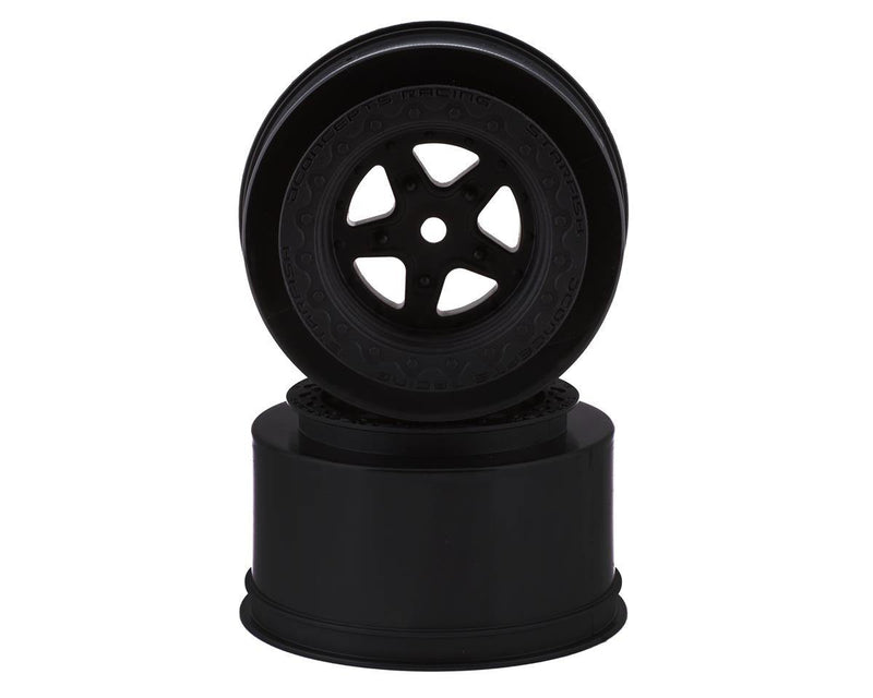 JConcepts Starfish Mambo Street Eliminator Rear Drag Racing Wheels (Black) (2) w/12mm Hex 3408B - Excel RC